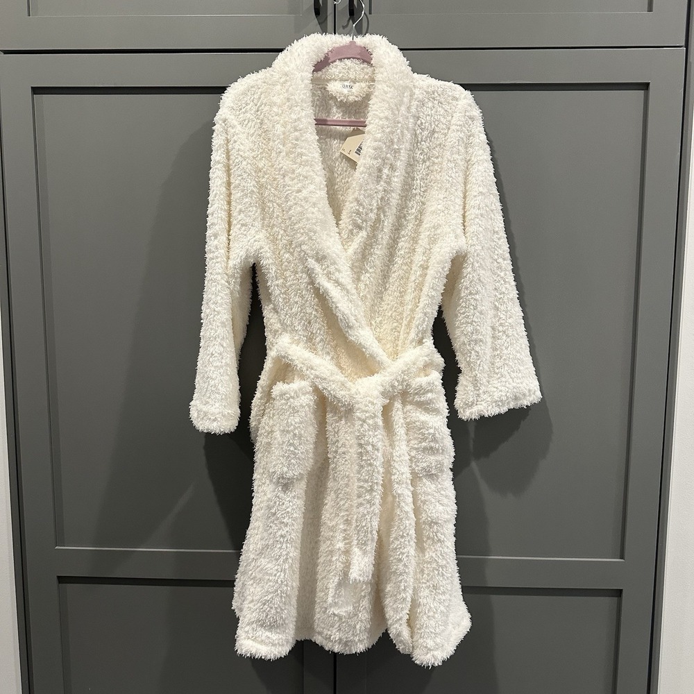 2024 Ulta Beauty‎ Soft Plush Women's Robe Ivory Size L/XL Holidays Gift NEW